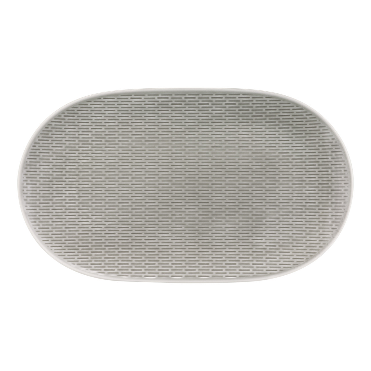 Scope Glow Gray, Coupplatte oval 373 x 222 mm / Relief
